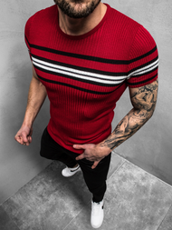 Jersey de hombre burdeos OZONEE L/2296Z