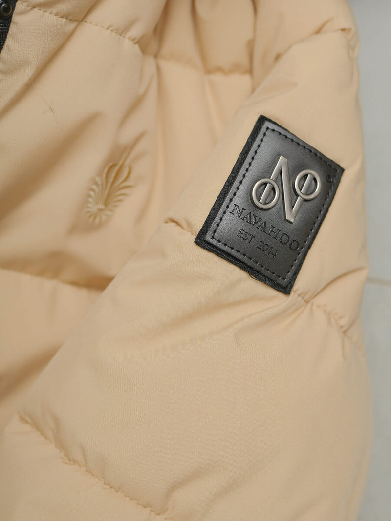 Chaqueta de mujer beige OZONEE O/W377