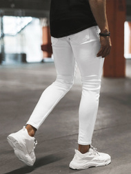 Vaqueros de hombre blancos OZONEE DP/224