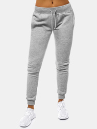 Pantalón de chándal para mujer gris OZONEE JS/CK01