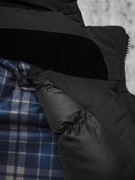 Chaqueta de hombre negra OZONEE JS/5M718/392