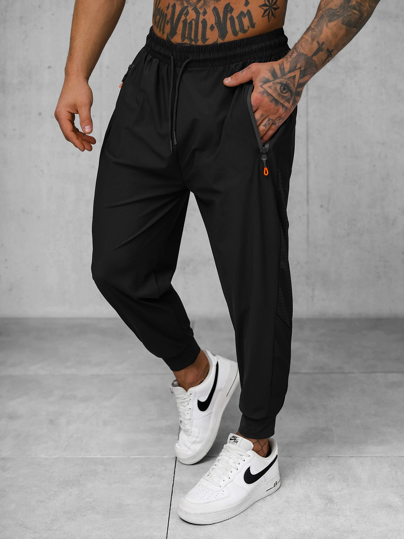 Pantalones deportivos de hombre negras OZONEE JS/12K1805/3