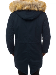 Chaqueta de invierno de hombre azul marino OZONEE JD/390