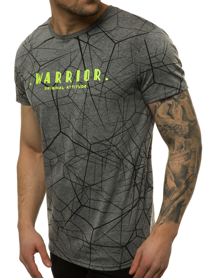 Camiseta de hombre grafita OZONEE JS/SS10935