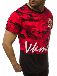 Camiseta de hombre roja OZONEE JS/SS10978