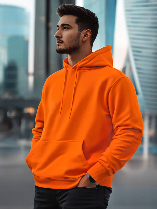 Sudadera de hombre naranja OZONEE JS/2009Z
