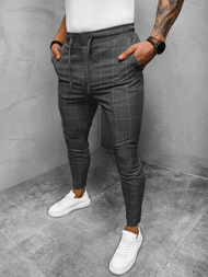 Pantalón chino de hombre de grafitne OZONEE DJ/2304/22