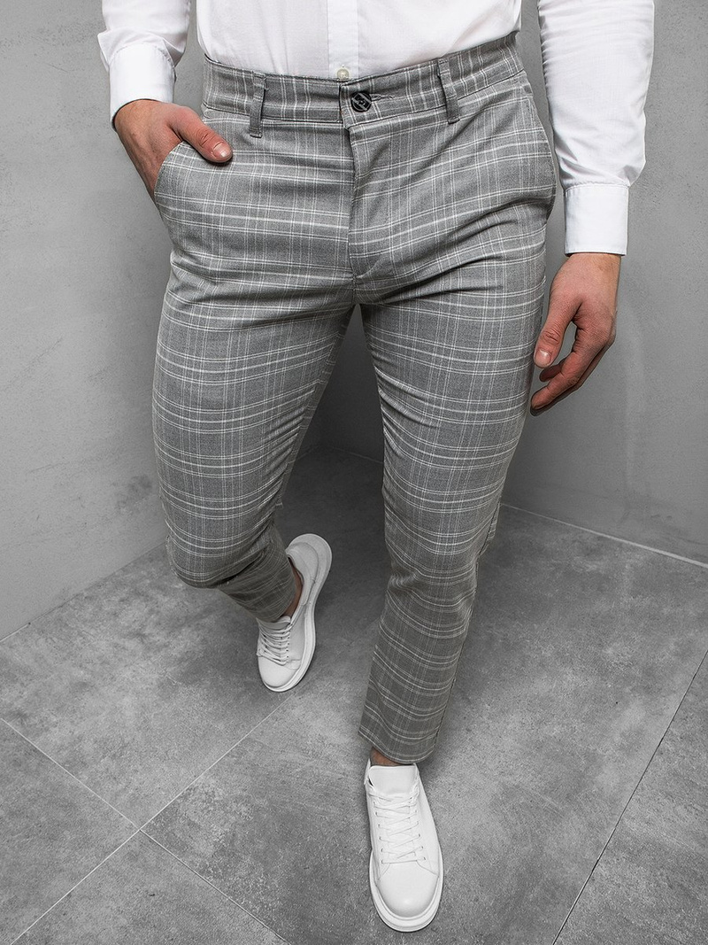 Pantalón de hombre gris OZONEE DJ/5508