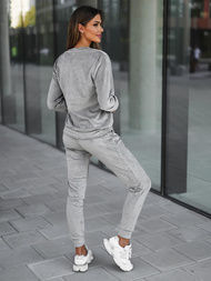 Chándal velour de mujer de gris ZONEE O/8C1173/2