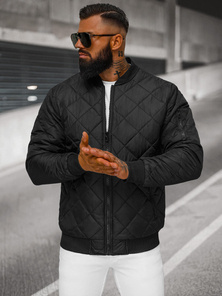 Chaqueta de hombre negra OZONEE JS/MY01Z