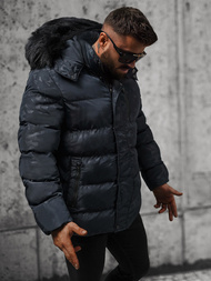 Chaqueta de hombre azul marino OZONEE JS/27M8109