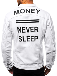 Chaqueta vaquera de hombre blanca OZONEE G/600