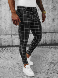 Pantalón chino de hombre negras OZONEE O/P4009