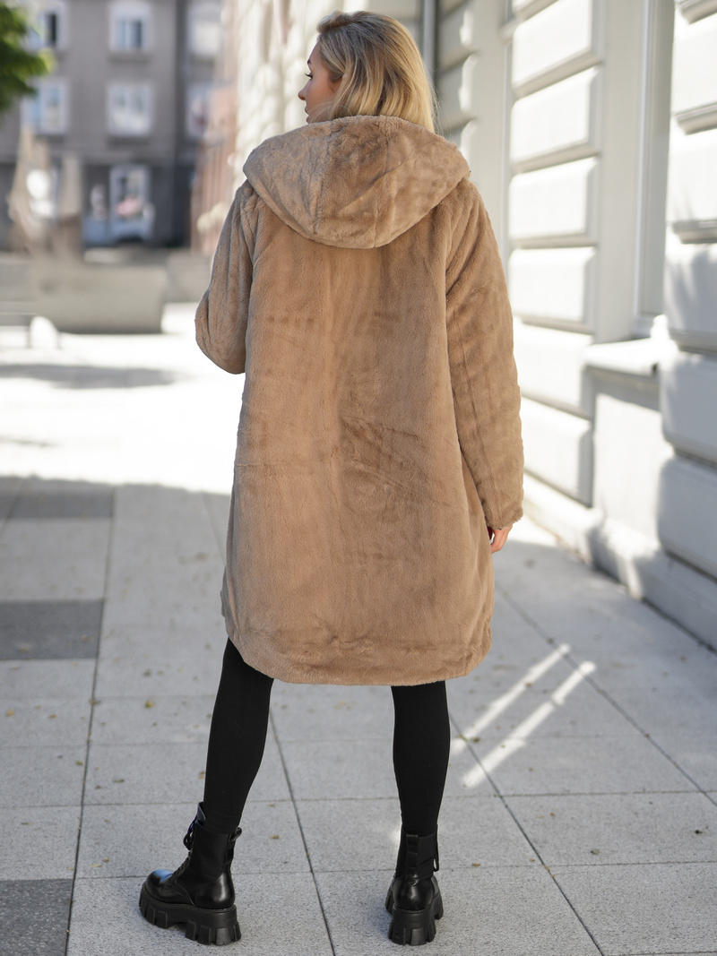 Chaqueta larga de invierno para mujer negra OZONEE JS/5M3352/392