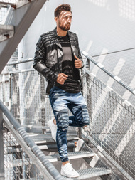 Vaqueros jogger de hombre azul oscuro OZONEE G/1067