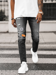 Vaqueros de hombre negras OZONEE NB/MP0047NZ