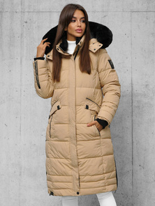 Chaqueta de mujer beige OZONEE O/W377