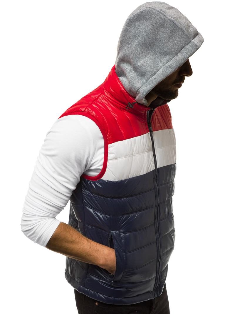 Chaleco de hombre azul marino OZONEE N/6105