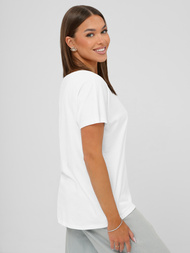 Camiseta de mujer blanco OZONEE JS/95T2568/1