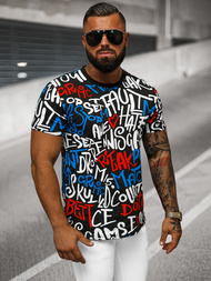 Camiseta de hombre negra OZONEE O/T1271/3