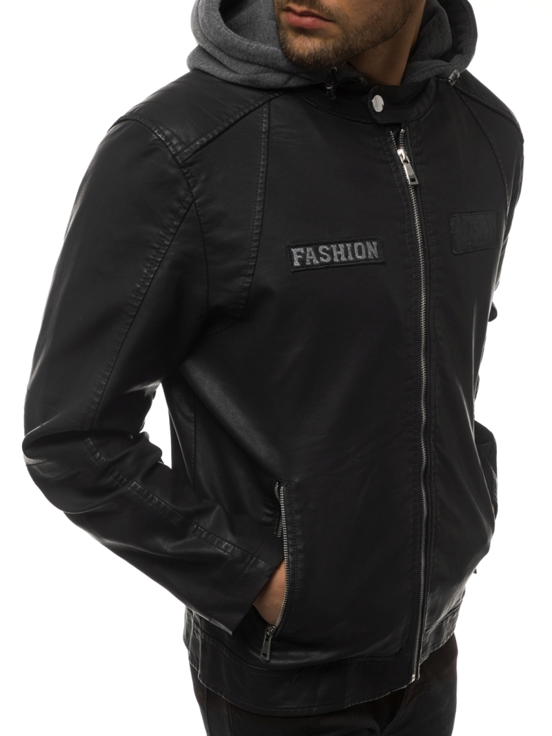 Chaqueta de hombre negra OZONEE JB/JP1127