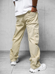 Pantalón de hombre beige OZONEE O/G3016Z