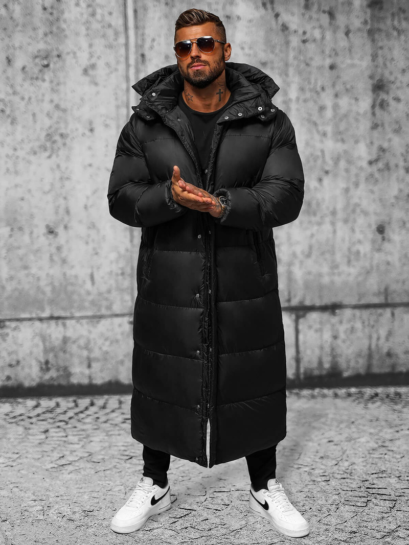 Chaqueta de hombre negra OZONEE O/M3202