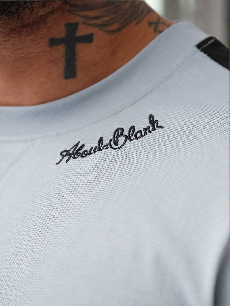 Camiseta de hombre azul claro OZONEE O/QQ1195