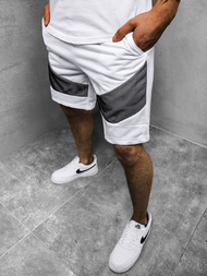 Pantalón corto de hombre blanco JS/KS2503Z