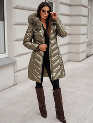 Chaqueta de mujer oro OZONEE JS/16M9100/403Z