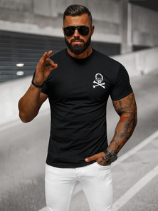 Camiseta de hombre negras OZONEE NB/MT3066