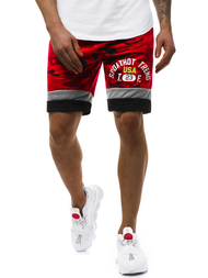 Pantalón corto de hombre rojo JS/KK300152