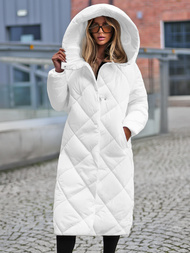 Chaqueta de mujer blanca OZONEE JS/5M3173/281Z