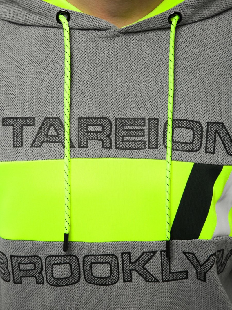 Sudadera de hombre gris OZONEE JS/DD20131