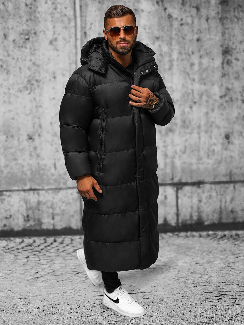 Chaqueta de hombre negra OZONEE O/M3202