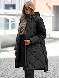 Chaqueta de mujer negra OZONEE JS/5M3168/392Z