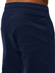 Pantalón jogger de hombre granate-oscuro OZONEE A/404