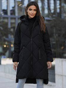 Chaqueta de mujer negra OZONEE JS/5M3168/392