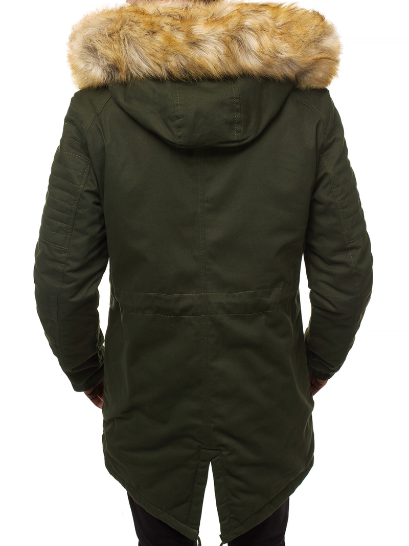 Chaqueta de invierno de hombre caqui OZONEE JD/390