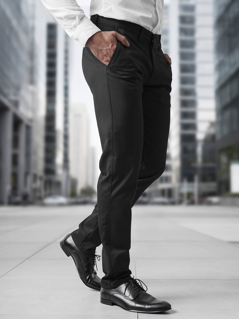 Pantalón de hombre negras OZONEE V/5100