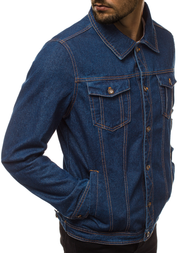 Chaqueta vaquera de hombre azul OZONEE JB/JP1110
