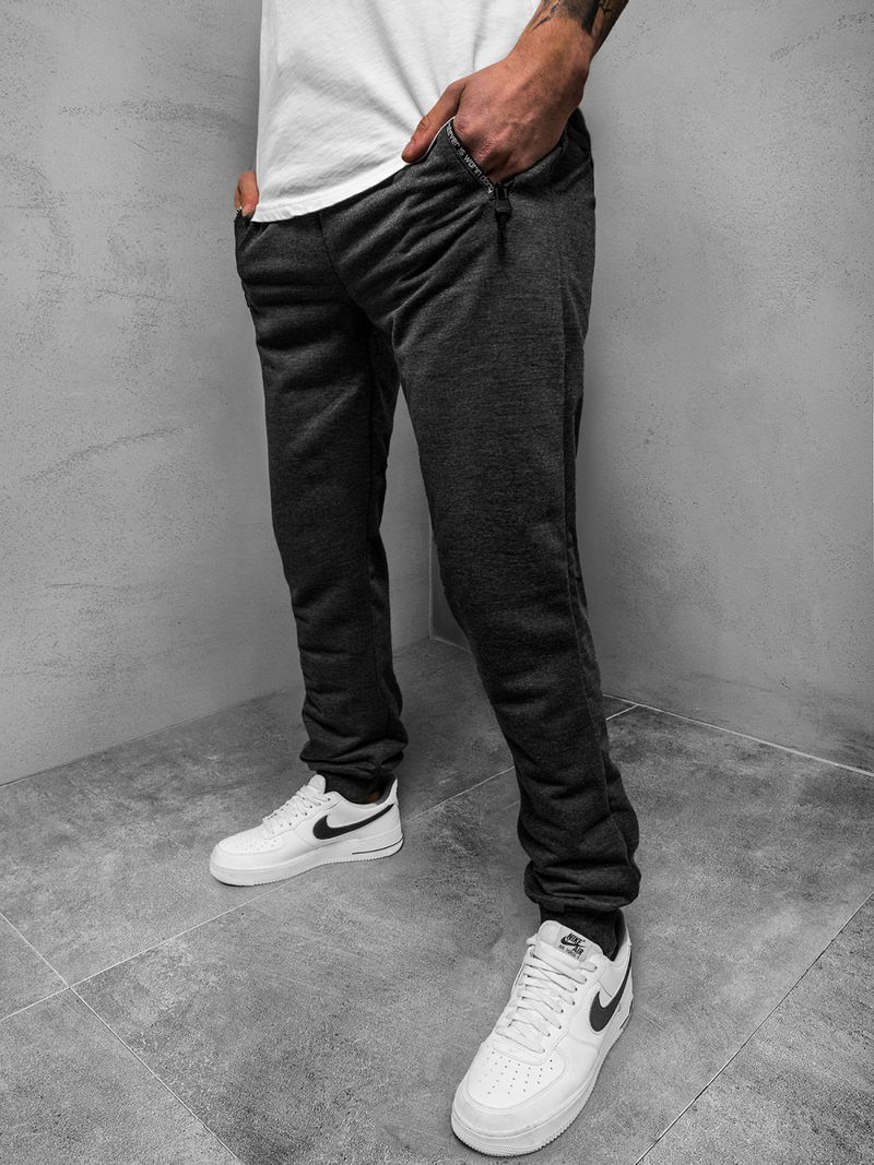 Pantalón de chándal de hombre grafito JS/XW002SZ