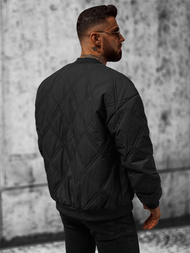 Chaqueta de hombre negra OZONEE JS/84M3020/392