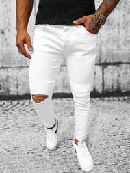 Vaqueros de hombre blancos OZONEE E/5391/01