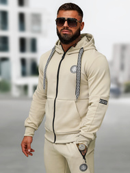 Chándal de hombre beige OZONEE O/LN11887
