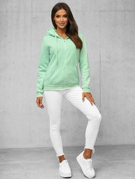 Sudadera de mujer menta OZONEE JS/W03Z