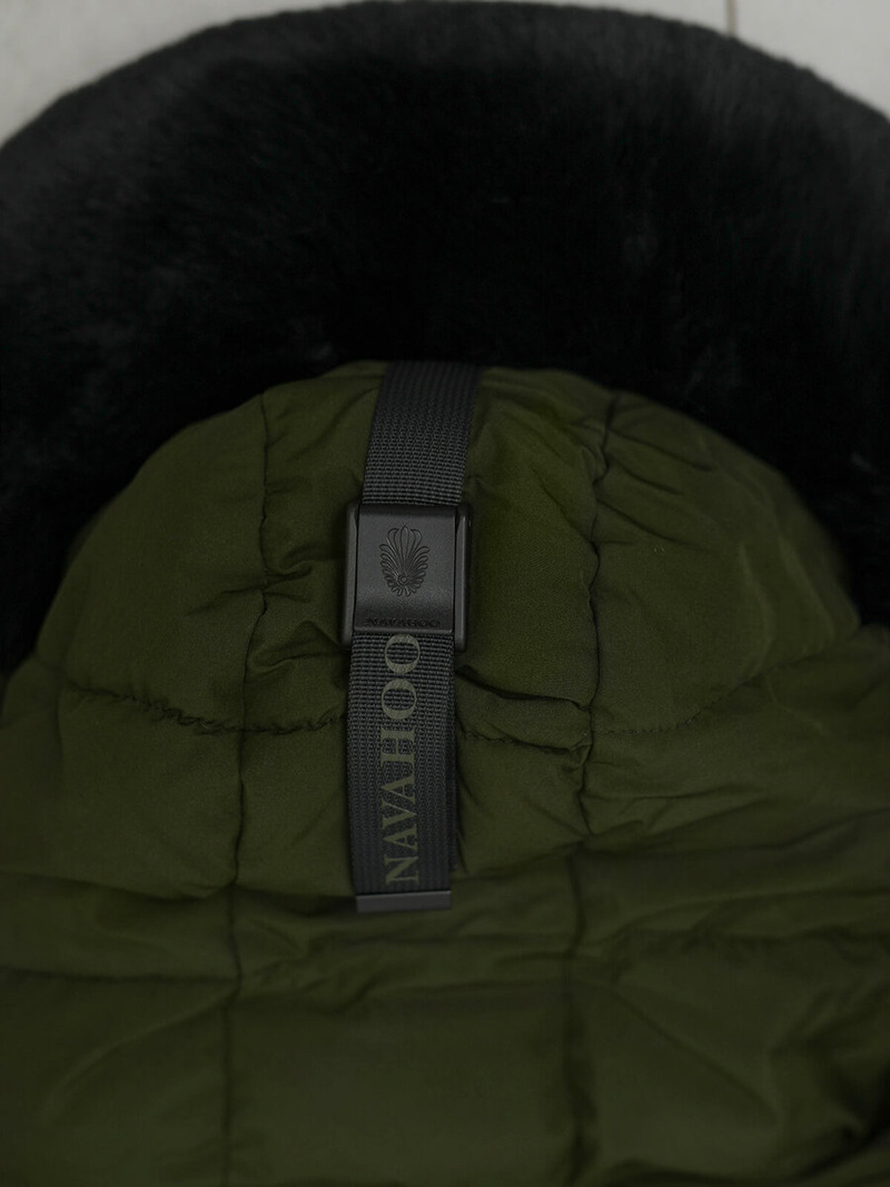 Chaqueta de mujer caqui OZONEE O/W377Z