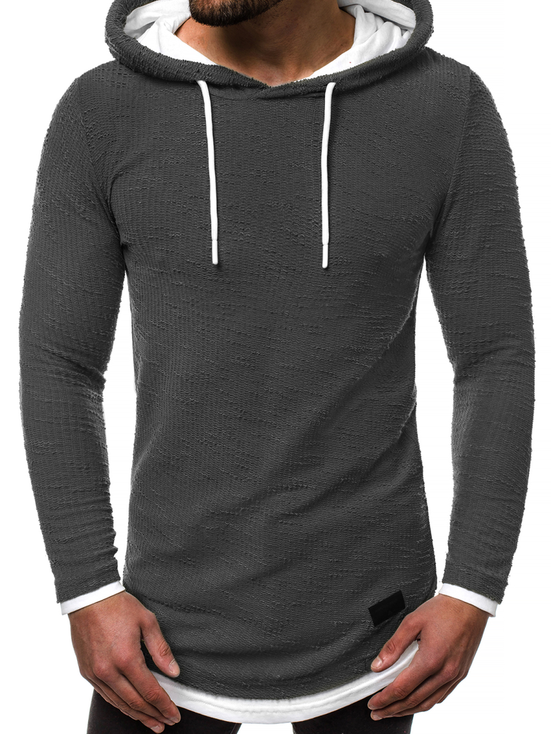 Sudadera de hombre grafito OZONEE O/1252