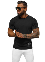 Camiseta de hombre negras OZONEE O/L1192