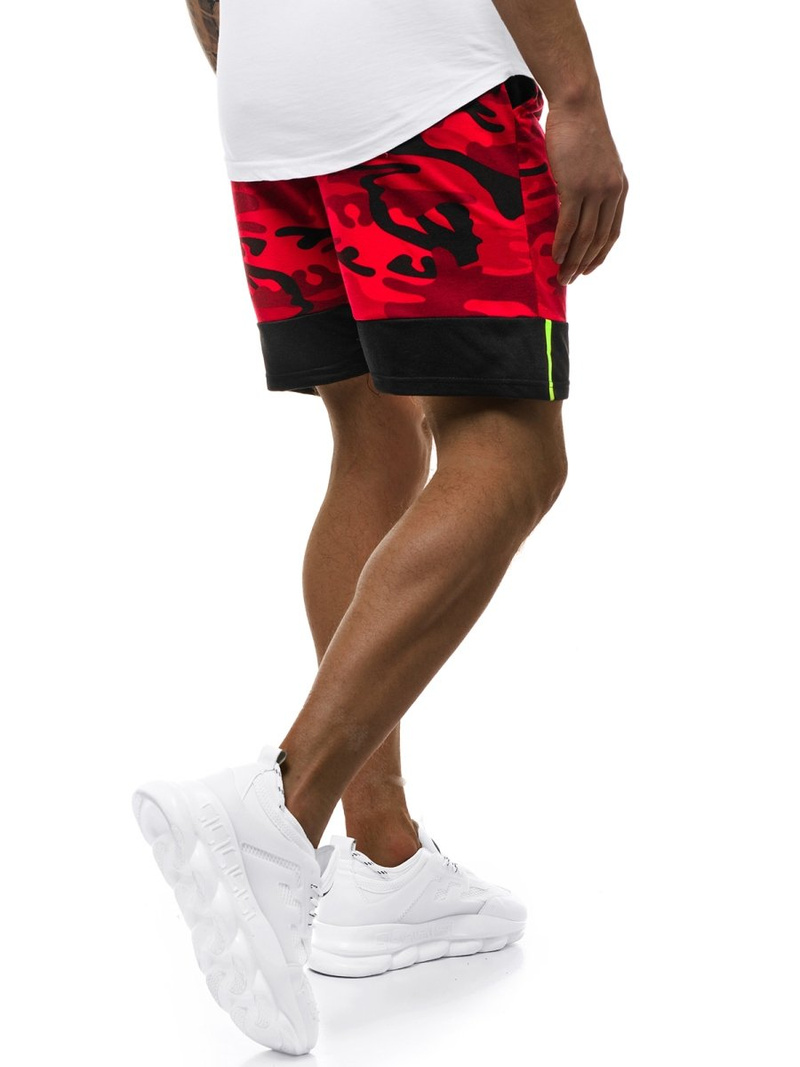 Pantalón corto de hombre rojo JS/KK300158